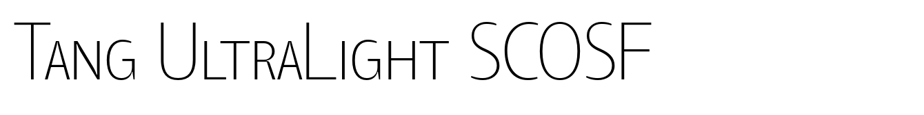 Tang UltraLight SCOSF